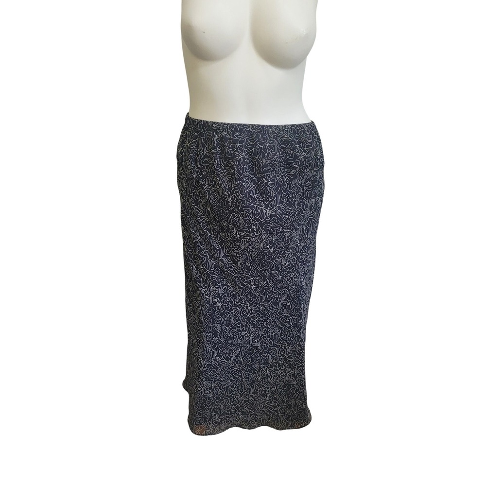 Motherhood Maternity Floral Maxi Skirt Long Skirt Black Small Bohemian‎